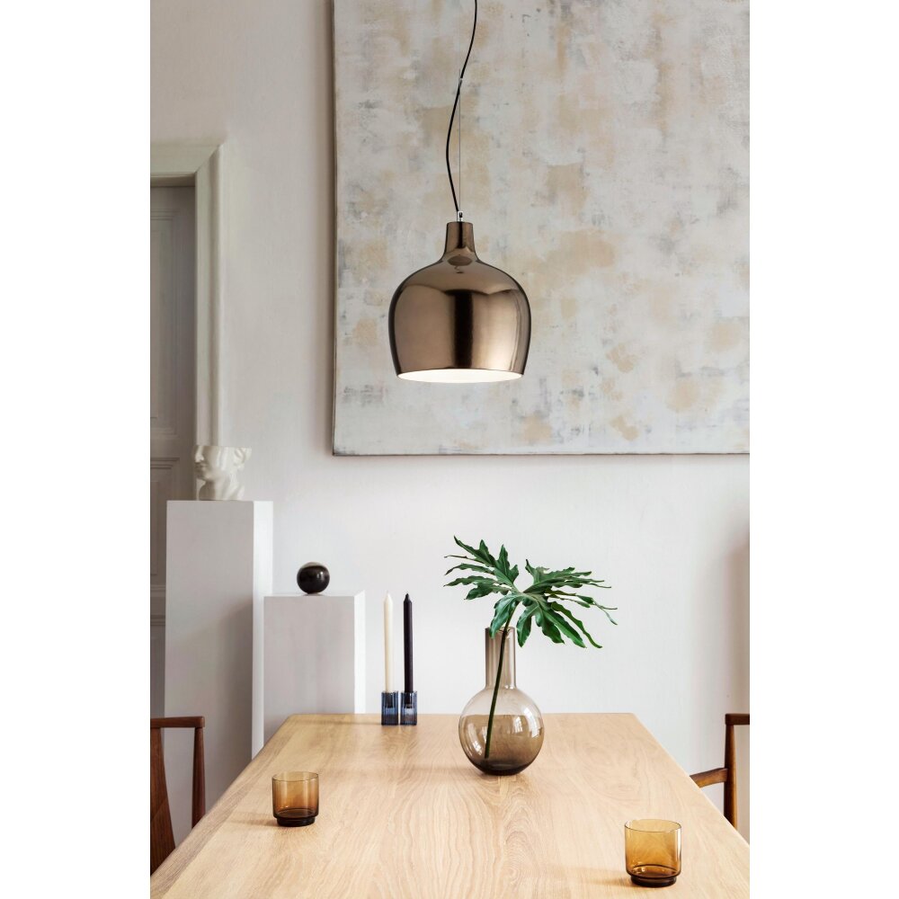 Fabas Luce Glossy Pendelleuchte Schwarz, 1-flammig main product photo