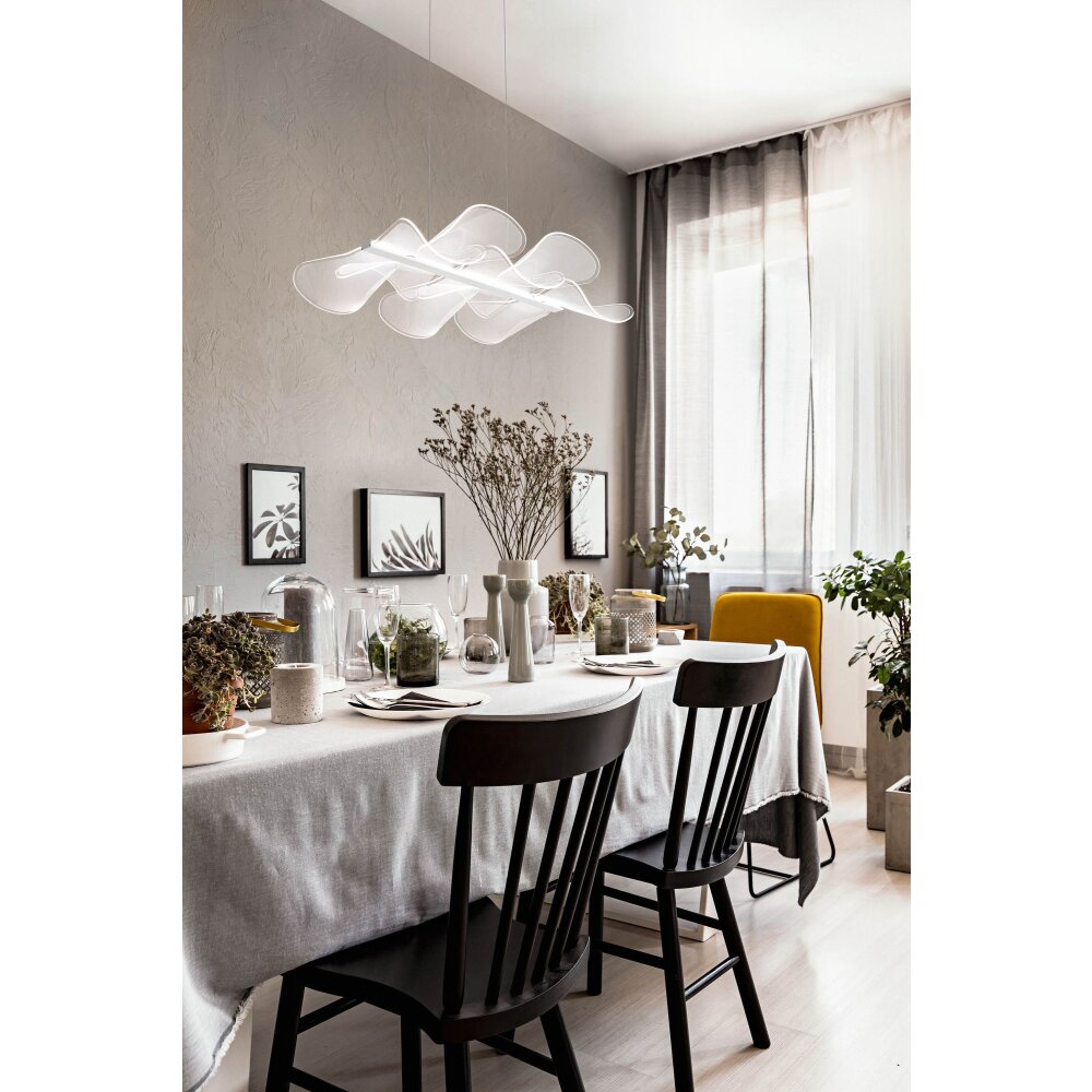 Fabas Luce Sylvie Pendelleuchte LED Weiß, 1-flammig main product photo