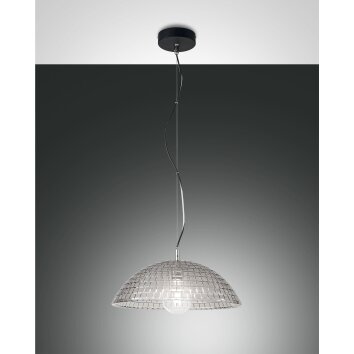 Fabas Luce Diamond Pendelleuchte Schwarz, 1-flammig