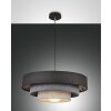 Fabas Luce Brava Pendelleuchte Schwarz, 1-flammig