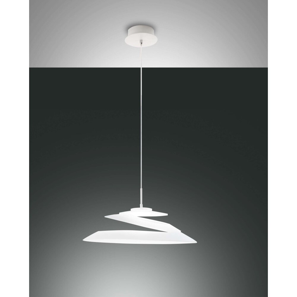 Fabas Luce Aragon Pendelleuchte LED Weiß, 1-flammig main product photo