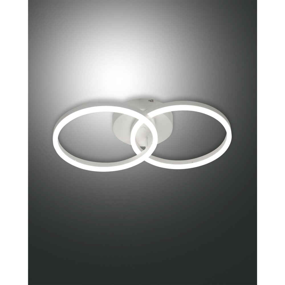 Fabas Luce Giotto Wandleuchte LED Weiß, 2-flammig main product photo
