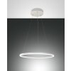 Fabas Luce Giotto Pendelleuchte LED Weiß, 2-flammig