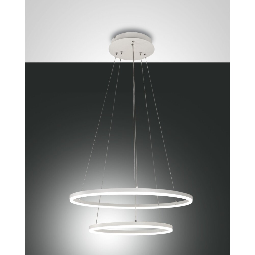 Fabas Luce Giotto Pendelleuchte LED Weiß, 1-flammig main product photo