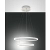 Fabas Luce Giotto Pendelleuchte LED Weiß, 1-flammig