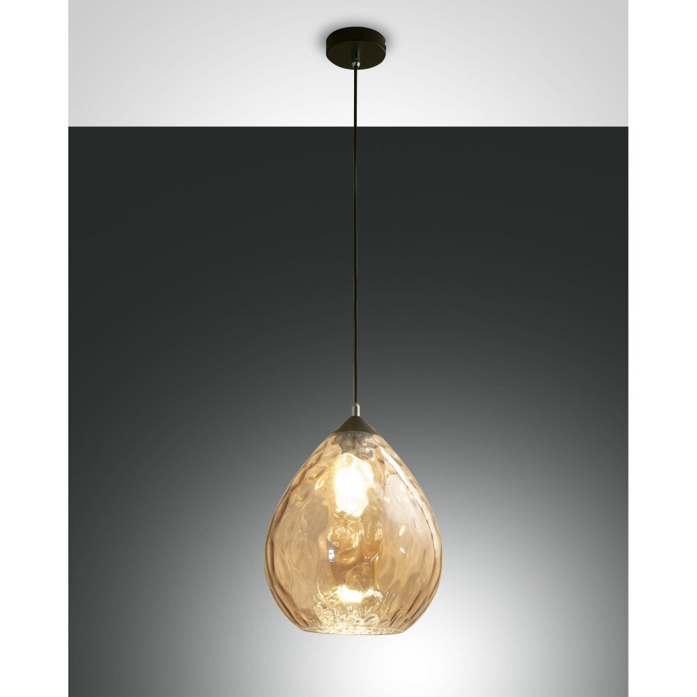 Fabas Luce Gisella Pendelleuchte Schwarz, 1-flammig main product photo