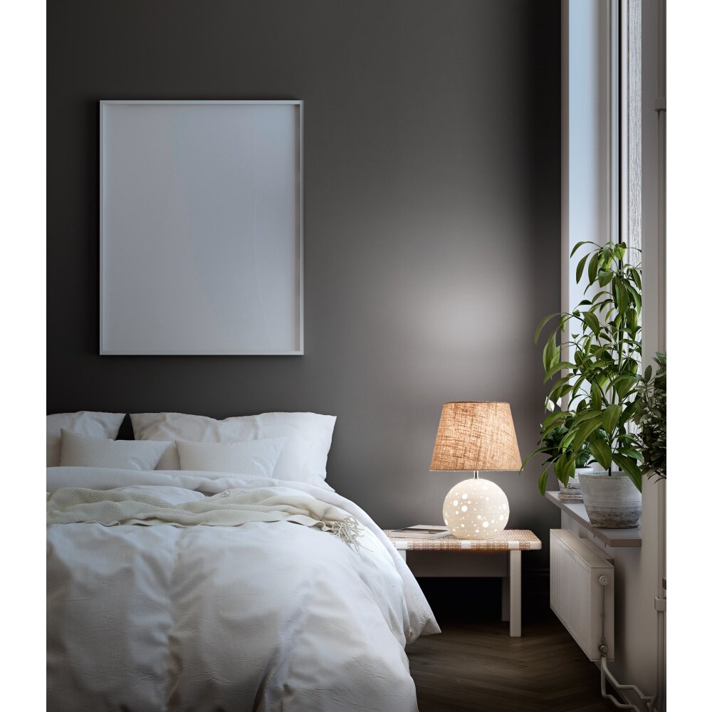 Fabas Luce Corvara Tischleuchte Weiß, 2-flammig main product photo