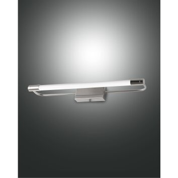 Fabas Luce Rapallo Wandleuchte LED Chrom, 1-flammig