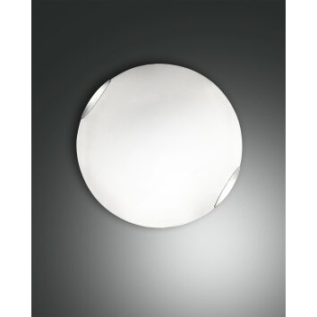 Fabas Luce Fox Deckenleuchte LED Weiß, 1-flammig