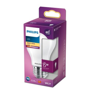 Philips LED E27 1,5 Watt 2700 Kelvin 150 Lumen