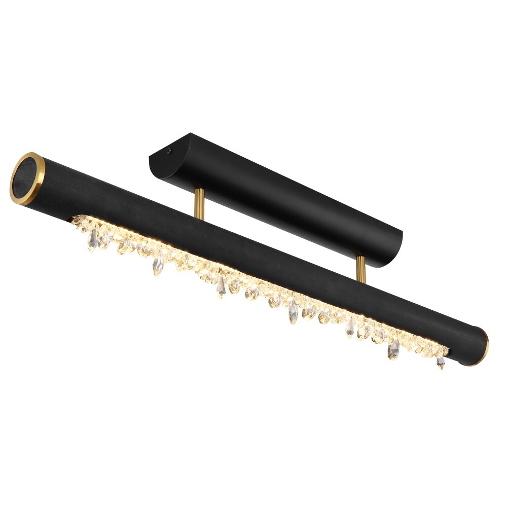 Globo FELICITAS Deckenleuchte LED Schwarz, 1-flammig main product photo