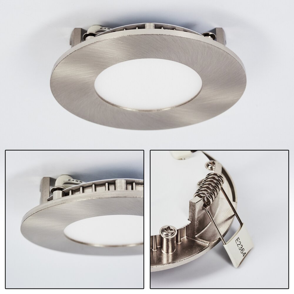 Finsrud Einbauleuchte LED Nickel-Matt, 1-flammig main product photo