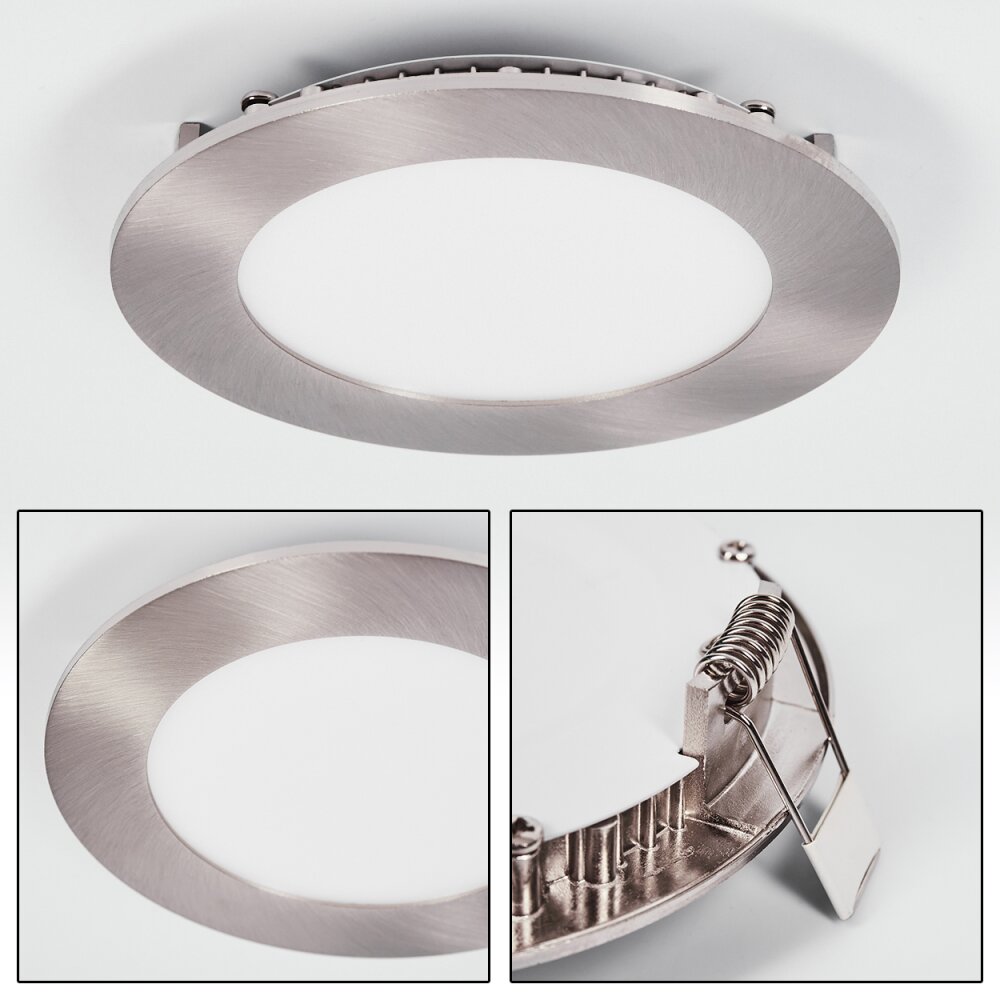 Finsrud Einbauleuchte LED Nickel-Matt, 1-flammig main product photo