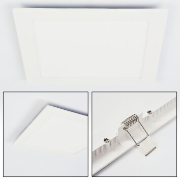 Finsrud Einbauleuchte LED Weiß, 1-flammig