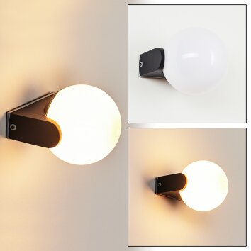 Brilliant Soare Außenwandleuchte LED Schwarz G96416/76