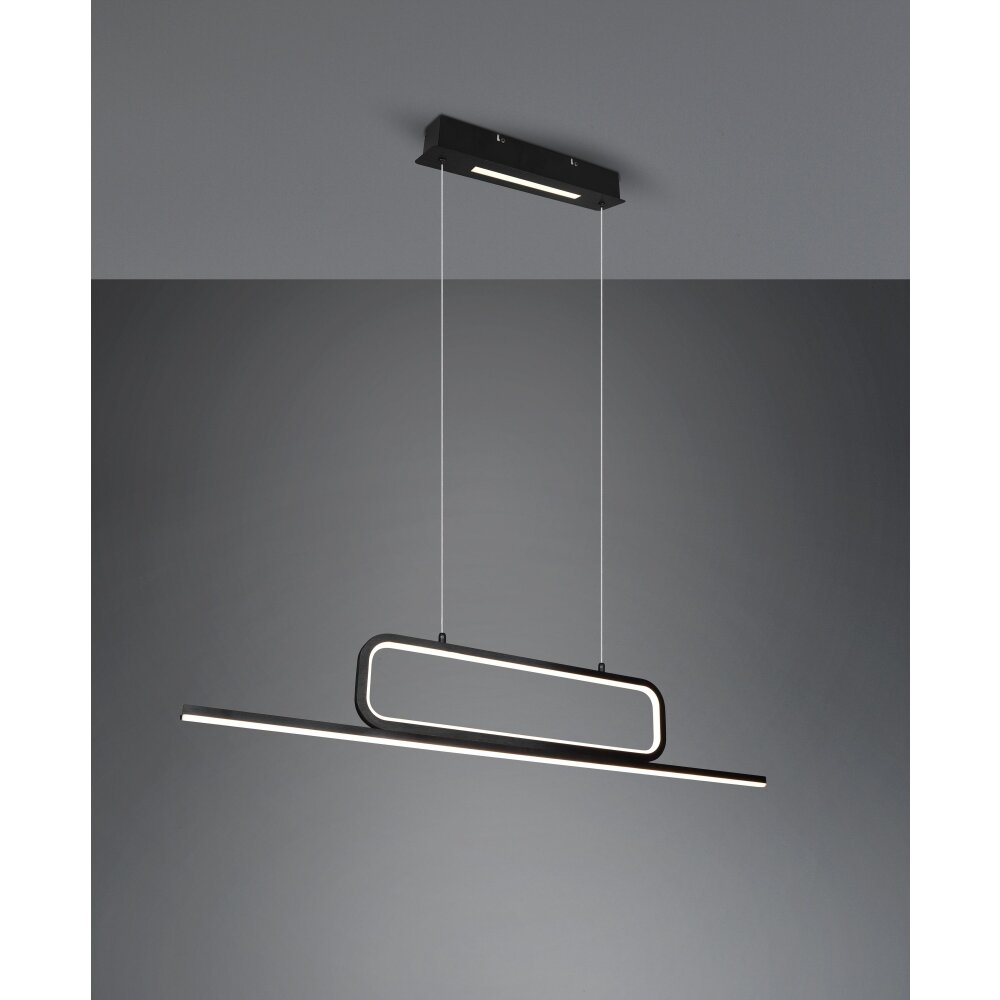 Trio Leuchten Aick Pendelleuchte LED Schwarz, 1-flammig main product photo