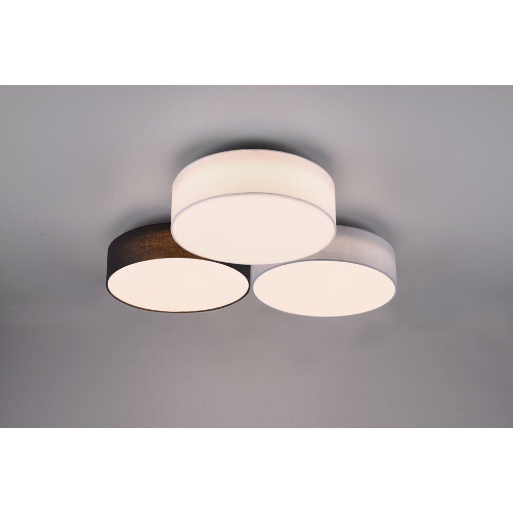 Trio Leuchten Lugano Deckenleuchte LED Weiß, 1-flammig main product photo