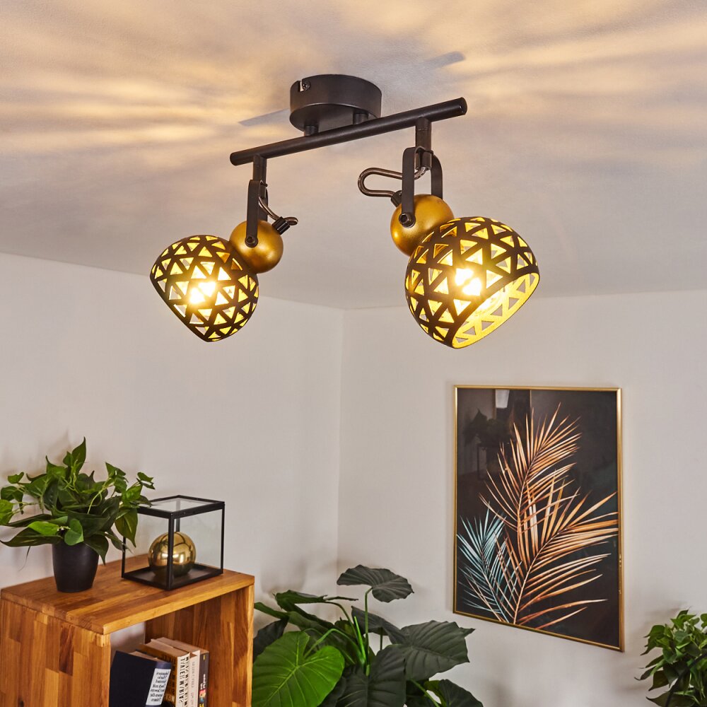 Gomsrud Deckenleuchte Schwarz, 2-flammig main product photo