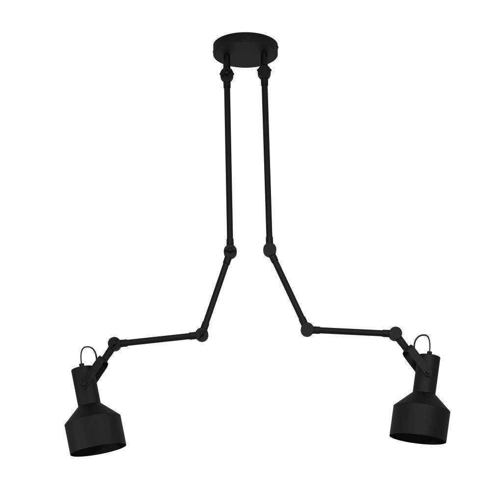 Eglo Leuchten TAKELEY Deckenleuchte Schwarz, 2-flammig main product photo