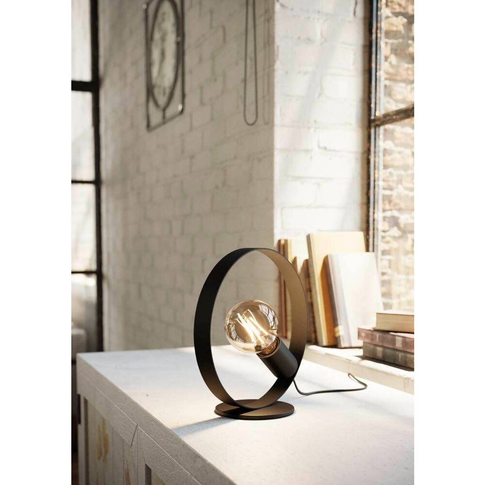 Eglo Leuchten FRIJOLAS Tischleuchte Schwarz, 1-flammig main product photo