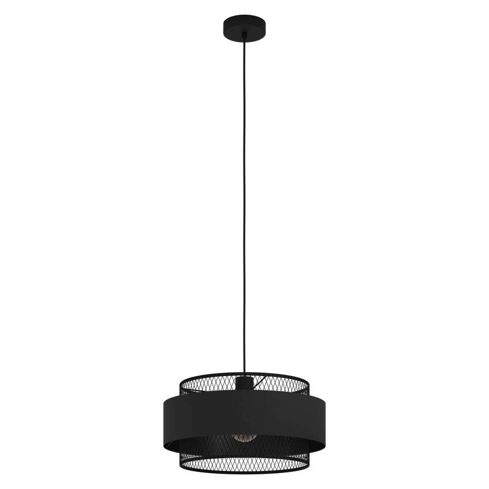 Eglo Leuchten BAZELY Pendelleuchte Schwarz, 1-flammig main product photo