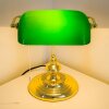Bankerlampe Messing, 1-flammig
