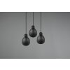 Trio Leuchten Henley Pendelleuchte Schwarz, 3-flammig