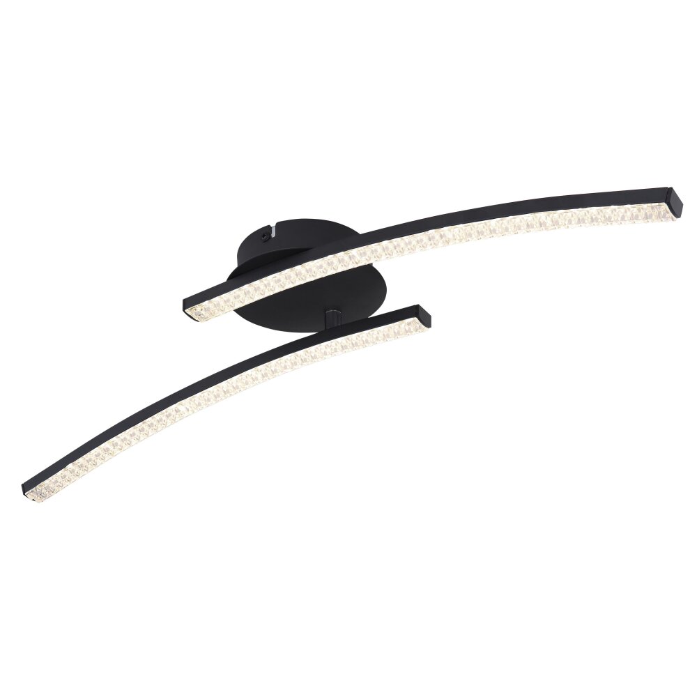 Globo JULES Deckenleuchte LED Schwarz, 1-flammig main product photo