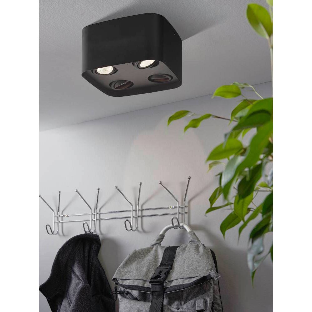 Eglo Leuchten CAMINALES-Z Deckenleuchte LED Schwarz, 4-flammig main product photo