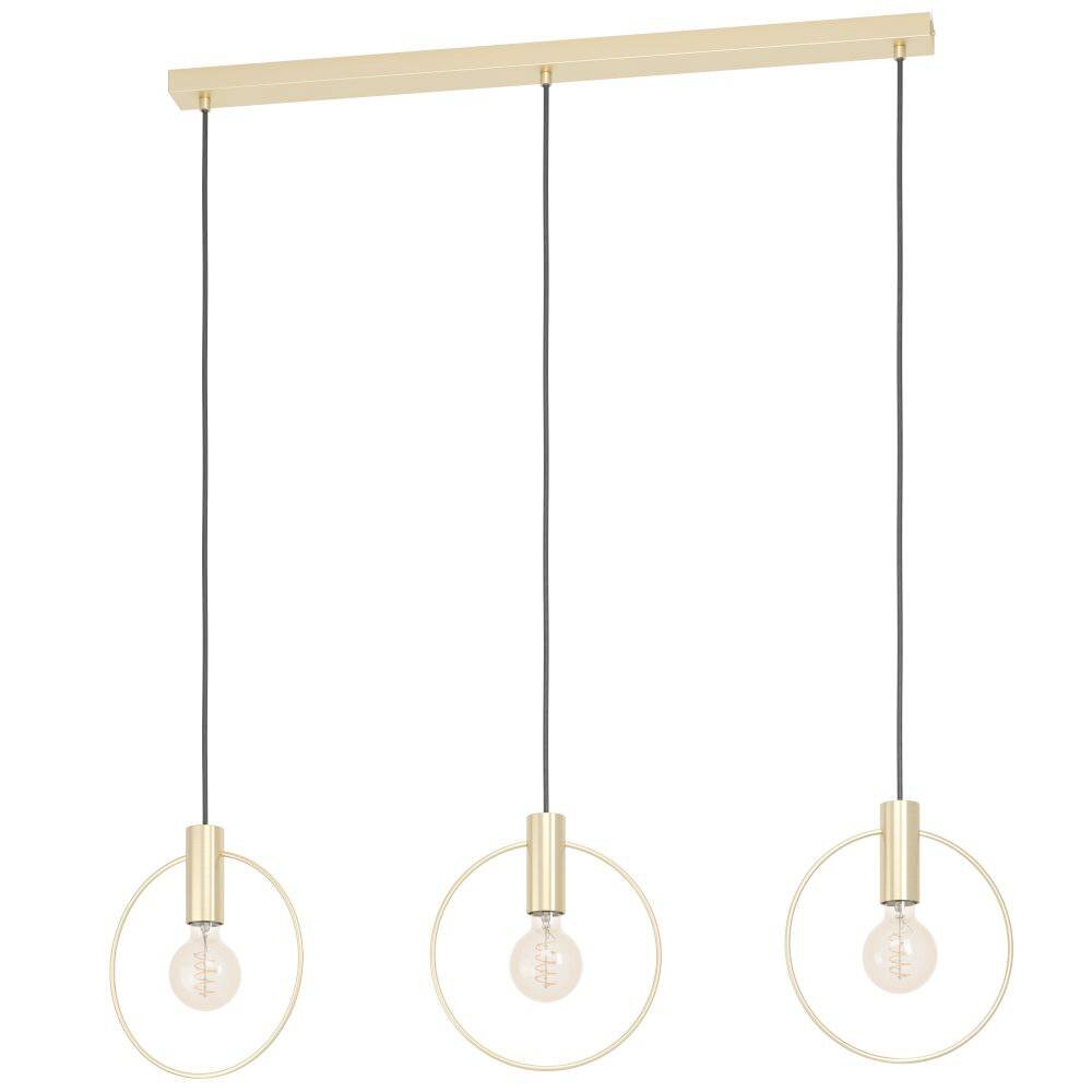 Eglo Leuchten MANIZALES Pendelleuchte Messing, 3-flammig main product photo