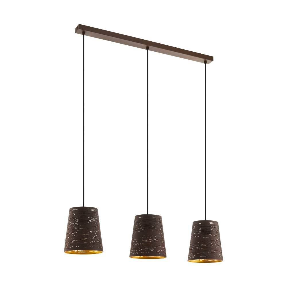 Eglo Leuchten SEGEZIA Pendelleuchte Mokka, 3-flammig main product photo