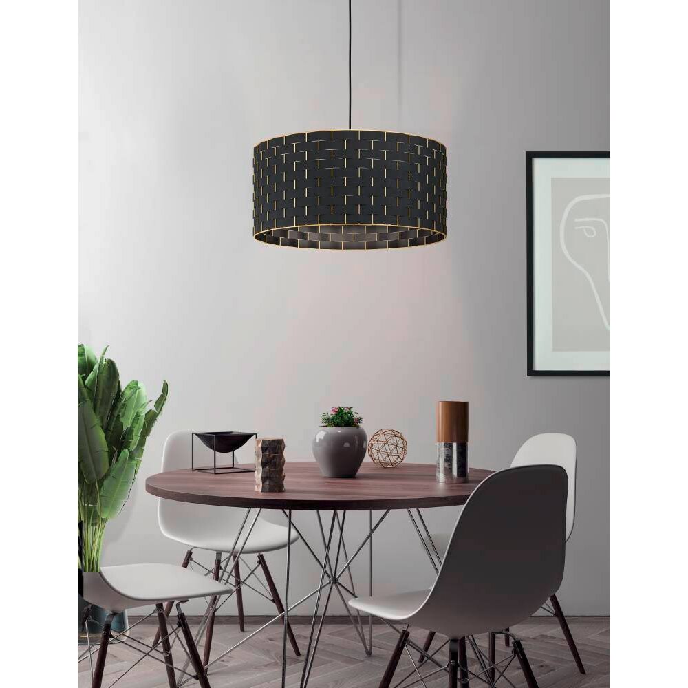 Eglo Leuchten MARASALES Pendelleuchte Schwarz, 1-flammig main product photo