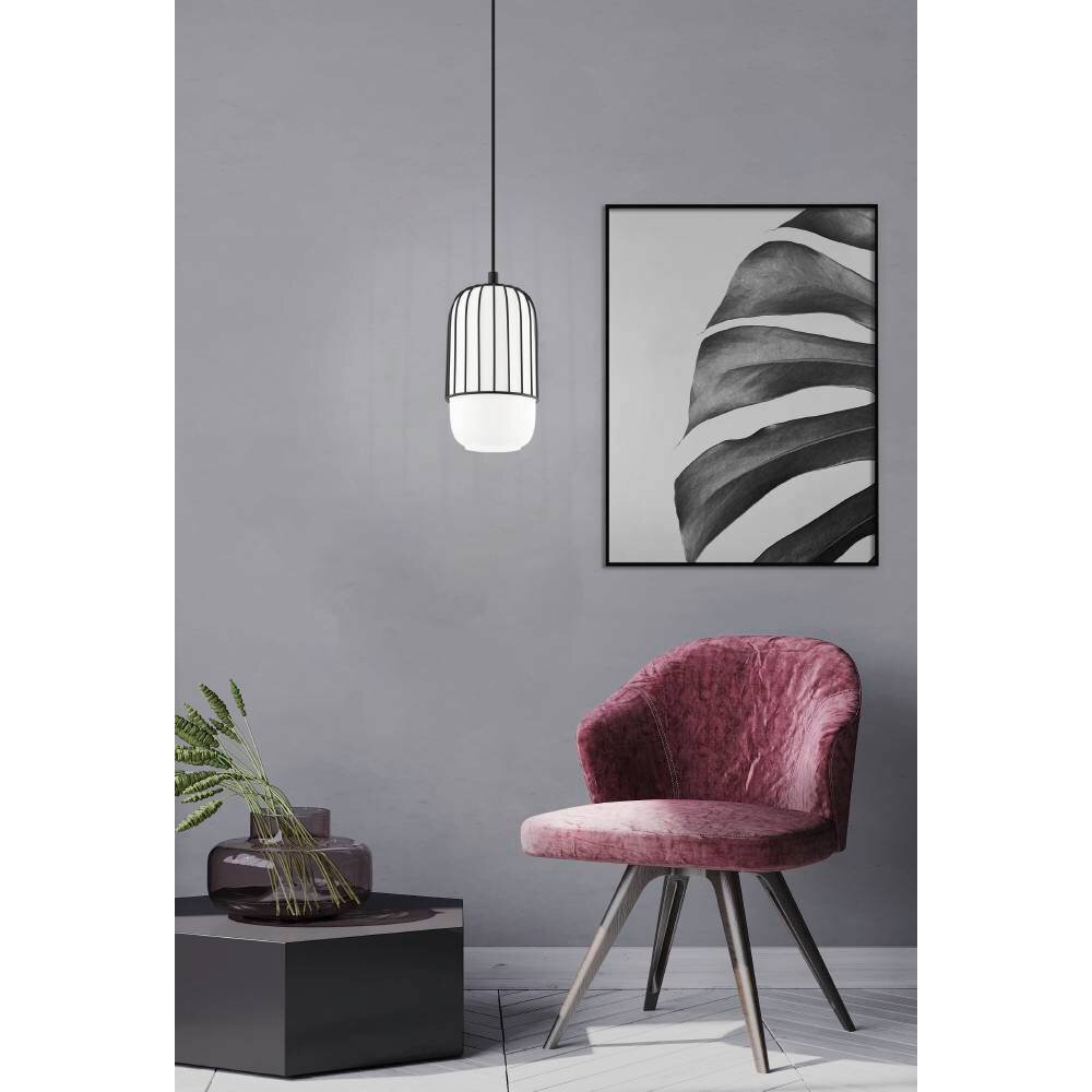 Eglo Leuchten MULEGES Pendelleuchte Schwarz, 1-flammig main product photo