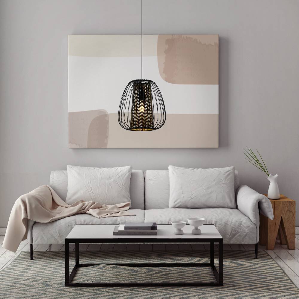 Eglo Leuchten CURASAO Pendelleuchte Schwarz, 1-flammig main product photo