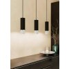 Eglo Leuchten BUTRANO Pendelleuchte LED Schwarz, Silber, 3-flammig