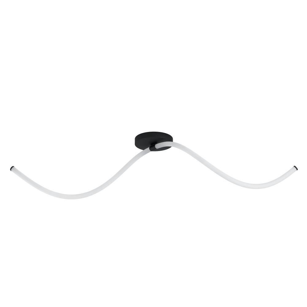 Eglo Leuchten BANDERILLAS Deckenleuchte LED Schwarz, 2-flammig main product photo