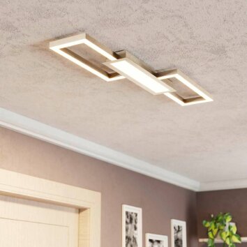 Eglo Leuchten MONIROTE Deckenleuchte LED Nickel-Matt, 1-flammig, Fernbedienung Eglo Leuchten MONIROTE Deckenleuchte LED Nickel-Matt, 1-flammig, Fernbedienung