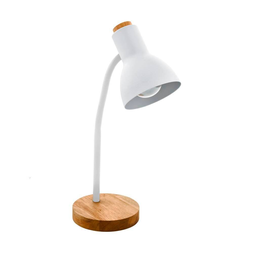 Eglo Leuchten VERADAL Tischleuchte Braun, Weiß, 1-flammig main product photo