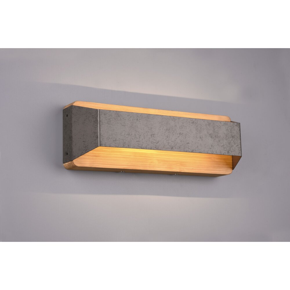 Trio Leuchten Arino Wandleuchte LED Dunkelbraun, Nickel-Matt, 1-flammig main product photo