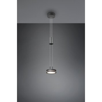 Franklin Leuchten 326510142 Anthrazit Pendelleuchte Trio LED