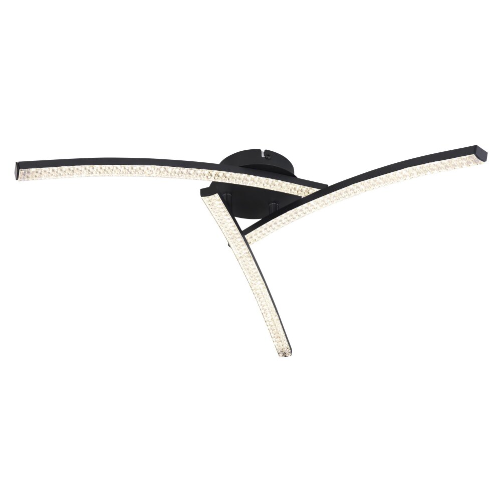 Globo JULES Deckenleuchte LED Schwarz, 1-flammig main product photo