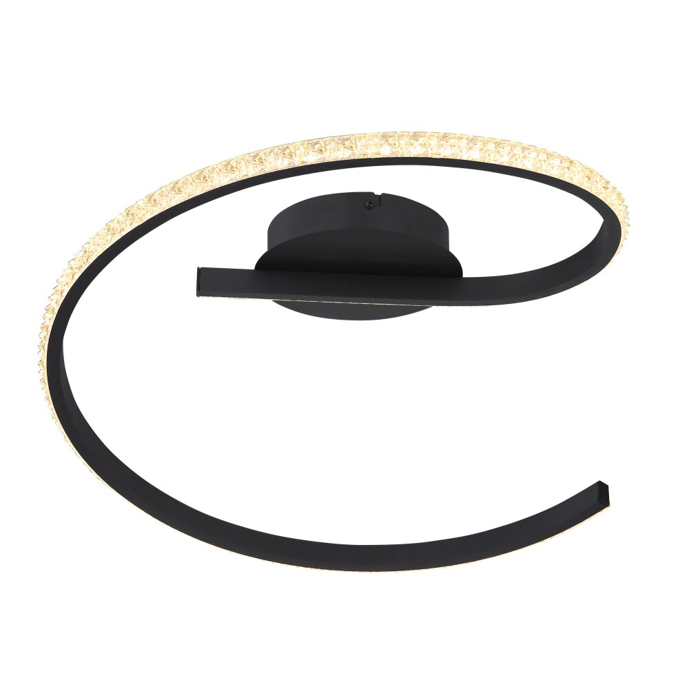 Globo JULES Deckenleuchte LED Schwarz, 1-flammig main product photo