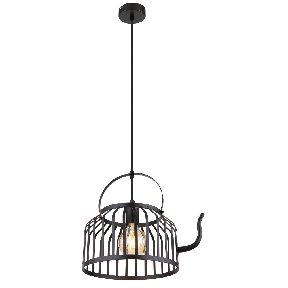 Globo SUSANNA Hängeleuchte Schwarz, 1-flammig main product photo