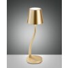 Fabas Luce JUDY Tischleuchte LED Gold, 1-flammig