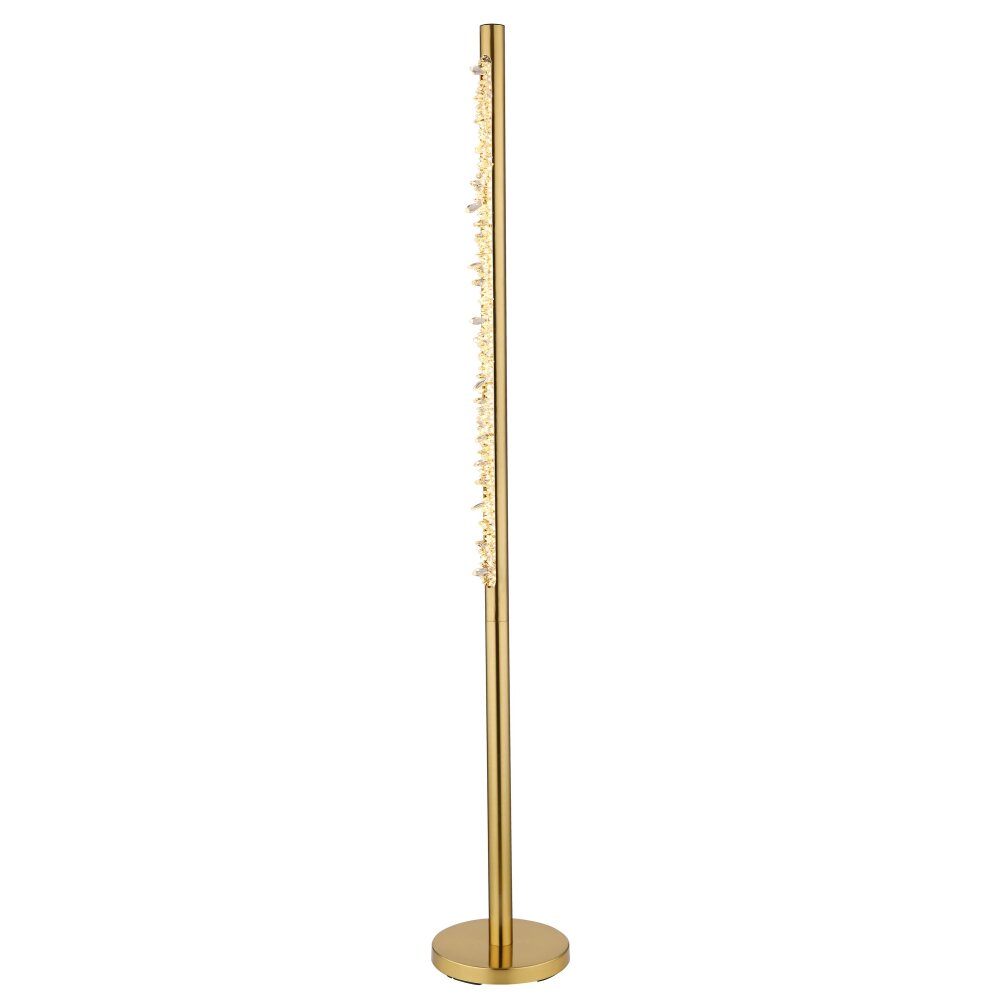 Globo FELICITAS Stehleuchte LED Messing, 1-flammig main product photo