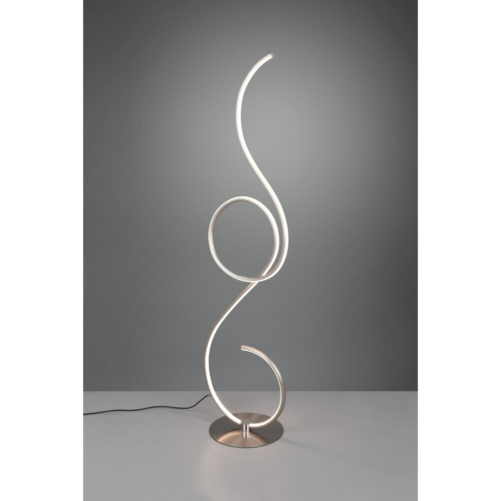 Trio Leuchten Jive Stehleuchte LED Nickel-Matt, 1-flammig main product photo