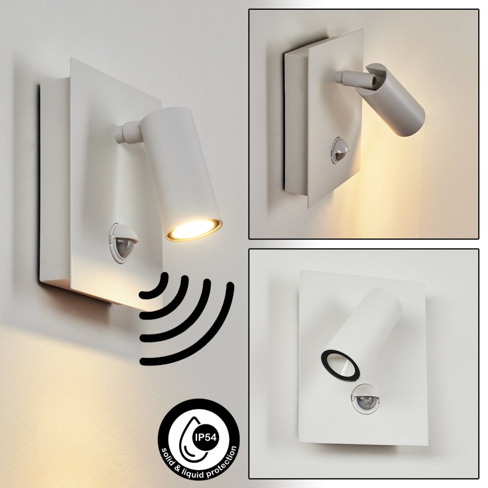 Saeter Außenwandleuchte LED Weiß, 1-flammig, Bewegungsmelder main product photo