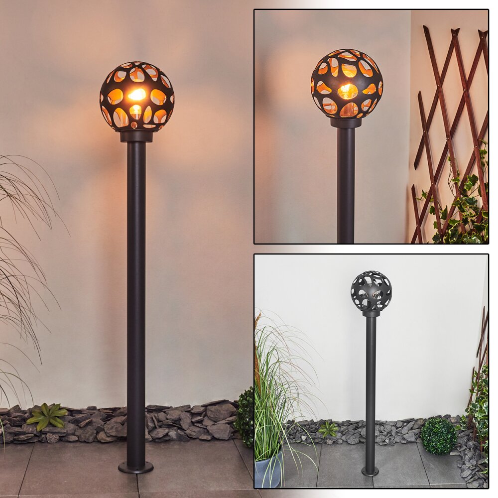 Saaseg Wegeleuchte Schwarz, 1-flammig main product photo