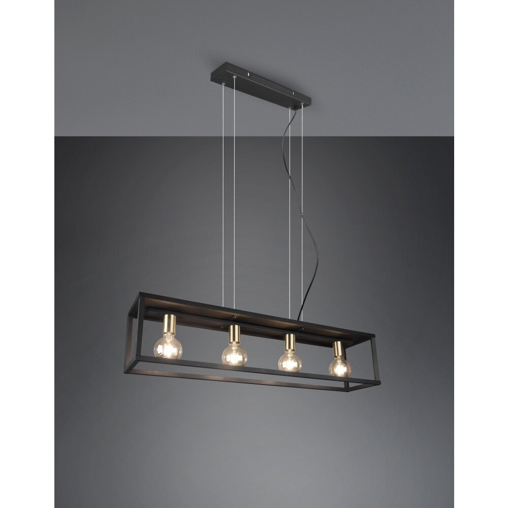 Reality Vito Pendelleuchte Schwarz, 4-flammig main product photo