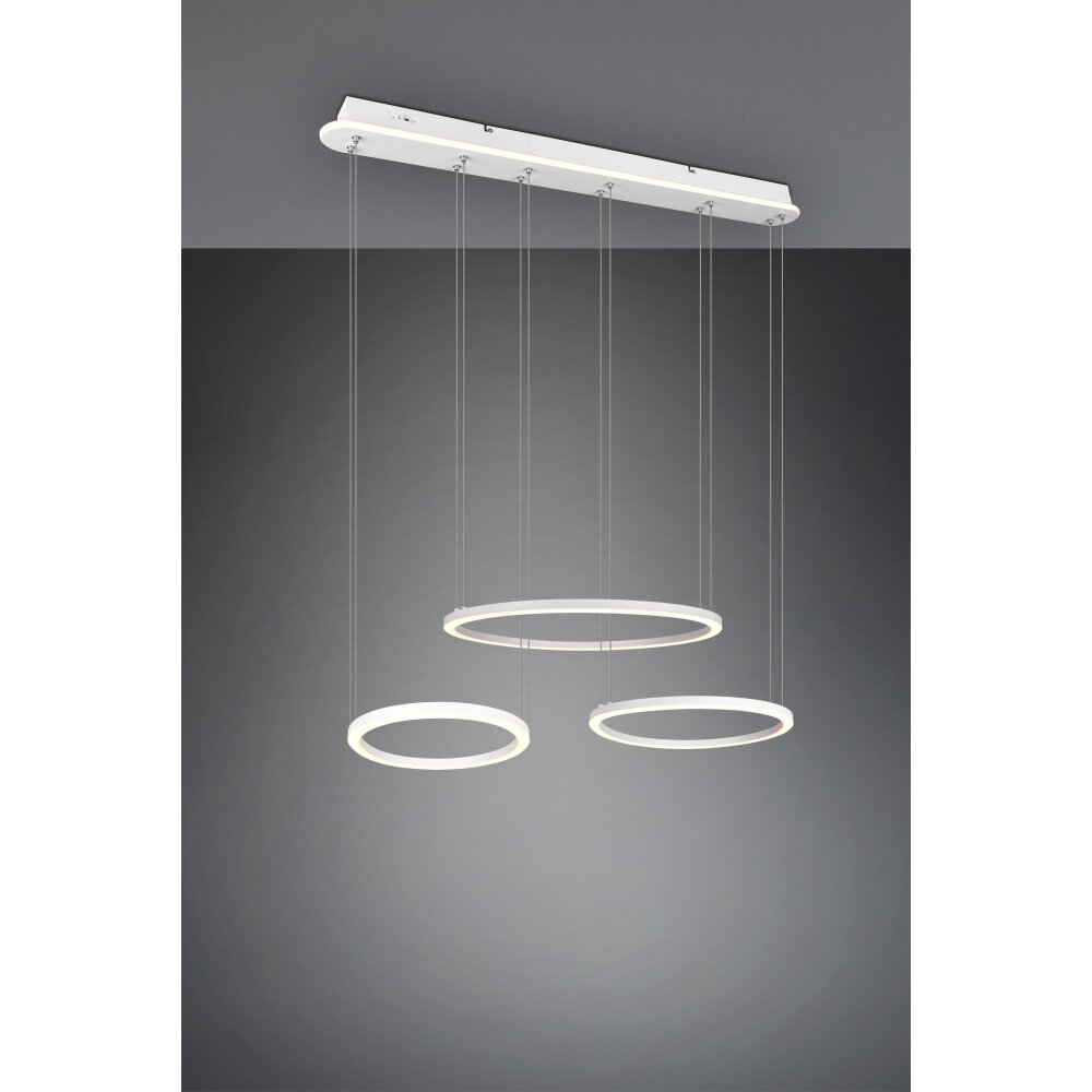 Trio Leuchten Morrison Pendelleuchte LED Weiß, 1-flammig main product photo